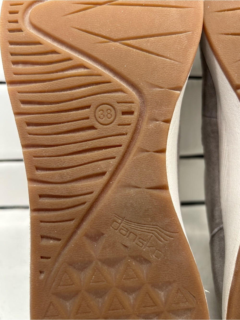 Dansko Clementine Slip-On Suede Leather Sneaker Light Grey - Picture 3 of 14